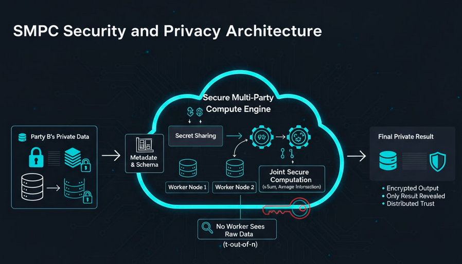 SMPC Security and Privacy Architecture